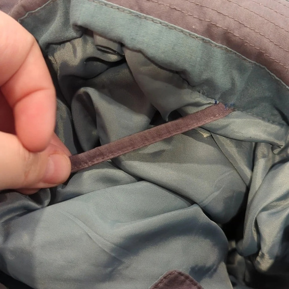 Vintage North American Clothiers Outdoor Grey Teal Zip Hooded Jacket Mens M - Picture 13 of 14